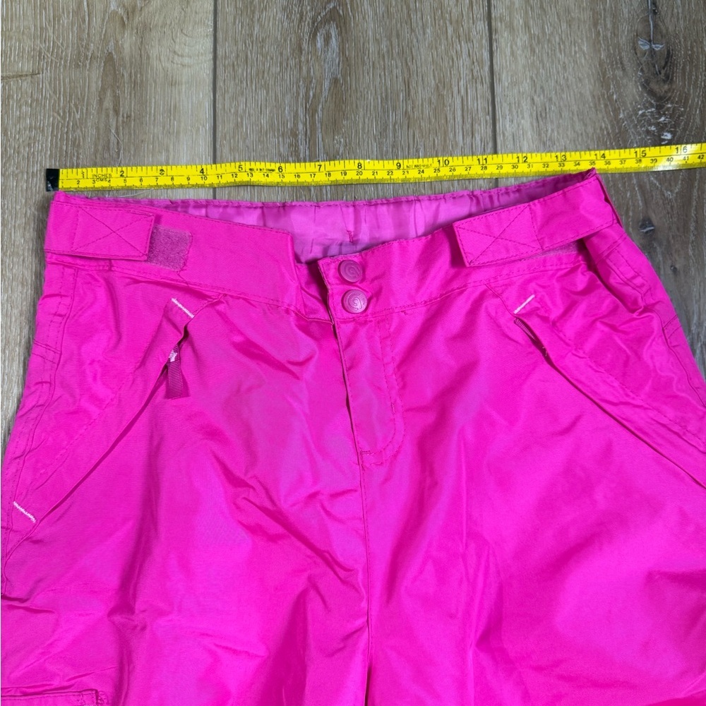 Champion Girls Bright Pink Snow Pants Size Large 10-12 Winter - Picture 6 of 7